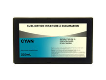 Cartouche d'encre à sublimation CYAN 220ml pour EPSON 7800, 9800