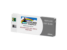 Cartouche compatible 220ml NOIR CLAIR pour imprimantes Roland ECO-SOL MAX 2 (ESL4-4LK)