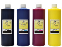 *Pigmentée* Trousse de recharge 500ml noire et couleurs pour EPSON C7500