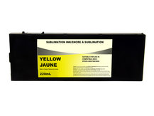 Cartouche d'encre à sublimation JAUNE 220ml pour EPSON 4000, 7600, 9600