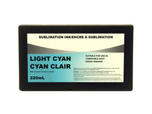 Cartouche d'encre à sublimation CYAN CLAIR 220ml pour EPSON 7800, 9800