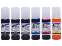 Spécial kit de 6 bouteilles d'encre compatibles pour imprimantes EPSON EcoTank utilisant les encres 552