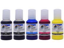 5x140ml bouteilles d'encre à sublimation pour imprimantes EPSON ET-7700, ET-7750