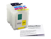 Cartouches rechargeables pour HP DesignJet 70, 100, 110