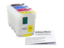 Cartouches rechargeables pour HP DesignJet 500, 800, 815, 820, cc800ps