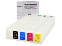 Cartouches faciles à recharger pour HP 970, 970XL, 971, 971XL