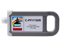 Cartouche compatible 700ml pour CANON PFI-1700R ROUGE