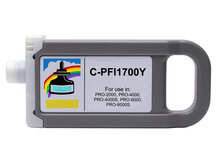 Cartouche compatible 700ml pour CANON PFI-1700Y JAUNE