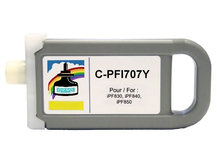 Cartouche compatible 700ml pour CANON PFI-707Y JAUNE