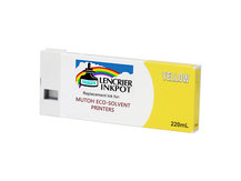 Cartouche compatible 220ml JAUNE pour imprimantes Mutoh ValueJet Eco-Ultra