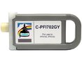 Cartouche compatible 700ml pour CANON PFI-702GY GRIS