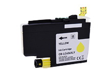 Cartouche compatible pour BROTHER LC406XLY JAUNE