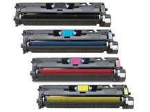 Spécial kit de 4 cartouches pour remplacer HP Q3960A-Q3961A-Q3962A-Q3963A