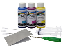 Trousse de recharge couleurs 60ml pour BROTHER LC406