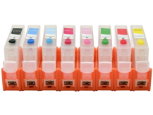 Cartouches faciles à recharger pour CANON CLI-8 (8 cartouches) pour Pixma Pro 9000