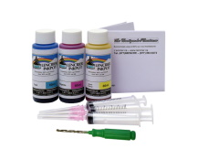 Trousse de recharge couleurs 60ml pour cartouches couleur CANON