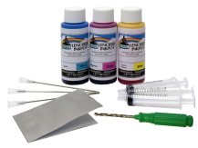 Trousse de recharge couleurs 60ml pour BROTHER LC404