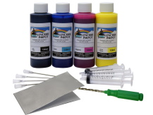 Trousse de recharge 120ml (noire et couleurs) pour BROTHER LC406