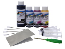 Trousse de recharge combo (noire et couleurs) pour BROTHER LC404