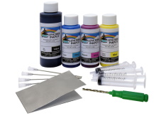 Trousse de recharge combo (noire et couleurs) pour BROTHER LC406