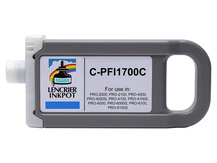 Cartouche compatible 700ml pour CANON PFI-1700C CYAN