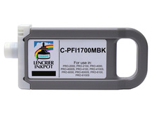 Cartouche compatible 700ml pour CANON PFI-1700MBK NOIR MAT