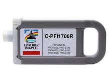 Cartouche compatible 700ml pour CANON PFI-1700R ROUGE