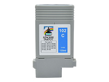Cartouche compatible 130ml pour CANON PFI-102C CYAN