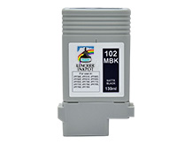 Cartouche compatible 130ml pour CANON PFI-102MBK NOIR MAT