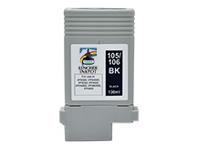 Cartouche compatible 130ml pour CANON PFI-105BK, PFI-106BK NOIR