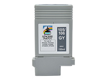 Cartouche compatible 130ml pour CANON PFI-105GY, PFI-106GY GRIS