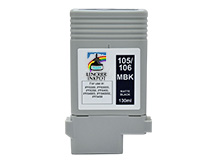 Cartouche compatible 130ml pour CANON PFI-105MBK, PFI-106MBK NOIR MAT
