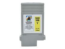 Cartouche compatible 130ml pour CANON PFI-105Y, PFI-106Y JAUNE