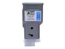 Cartouche compatible 300ml pour CANON PFI-206C CYAN