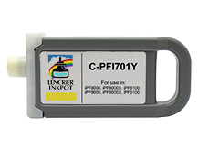 Cartouche compatible 700ml pour CANON PFI-701Y JAUNE