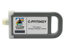 Cartouche compatible 700ml pour CANON PFI-704GY GRIS