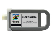 Cartouche compatible 700ml pour CANON PFI-704MBK NOIR MAT