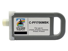 Cartouche compatible 700ml pour CANON PFI-706MBK NOIR MAT