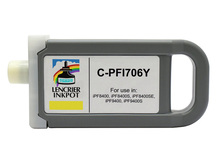 Cartouche compatible 700ml pour CANON PFI-706Y JAUNE