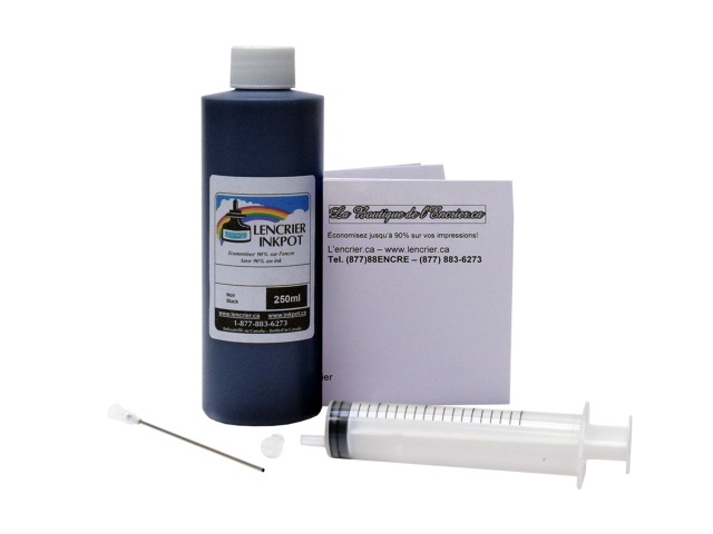 *Pigmentée* Trousse de recharge 250ml noire pour EPSON C831