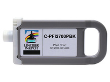 Cartouche compatible 700ml pour CANON PFI-2700PBK NOIR PHOTO