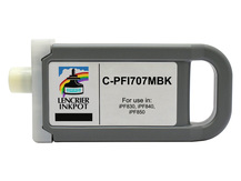Cartouche compatible 700ml pour CANON PFI-707MBK NOIR MAT