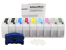 Cartouches faciles à recharger pour EPSON (T7601-T7609) SureColor P600 avec réinitiateur (resetter) de puce