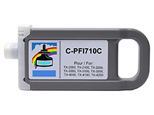Cartouche compatible 700ml pour CANON PFI-710C CYAN