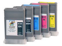 Spécial kit de 5 cartouches compatibles 55ml pour CANON PFI-030/PFI-031