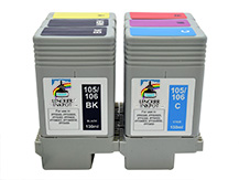 Spécial kit de 6 cartouches compatibles 130ml pour CANON PFI-105 et PFI-106