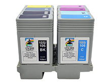Spécial kit de 8 cartouches compatibles 130ml pour CANON PFI-105 et PFI-106