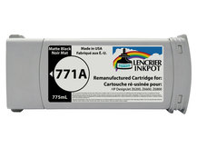 Cartouche recyclée pour HP #771A NOIR MAT pour DesignJet Z6200, Z6600, Z6800 (B6Y15A)